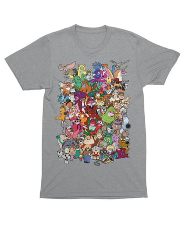 Top Notchy Saturday Morning Sidekicks Men's/Unisex Mens Graphic T-Shirt 8Ball